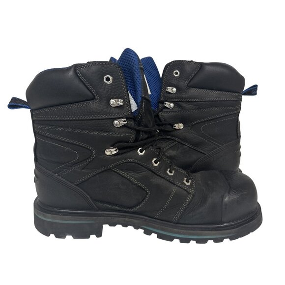 DAKOTA Men's 557 8" Steel Toe HD3 Vibram Work Boots Black Size 13M - Picture 5 of 8